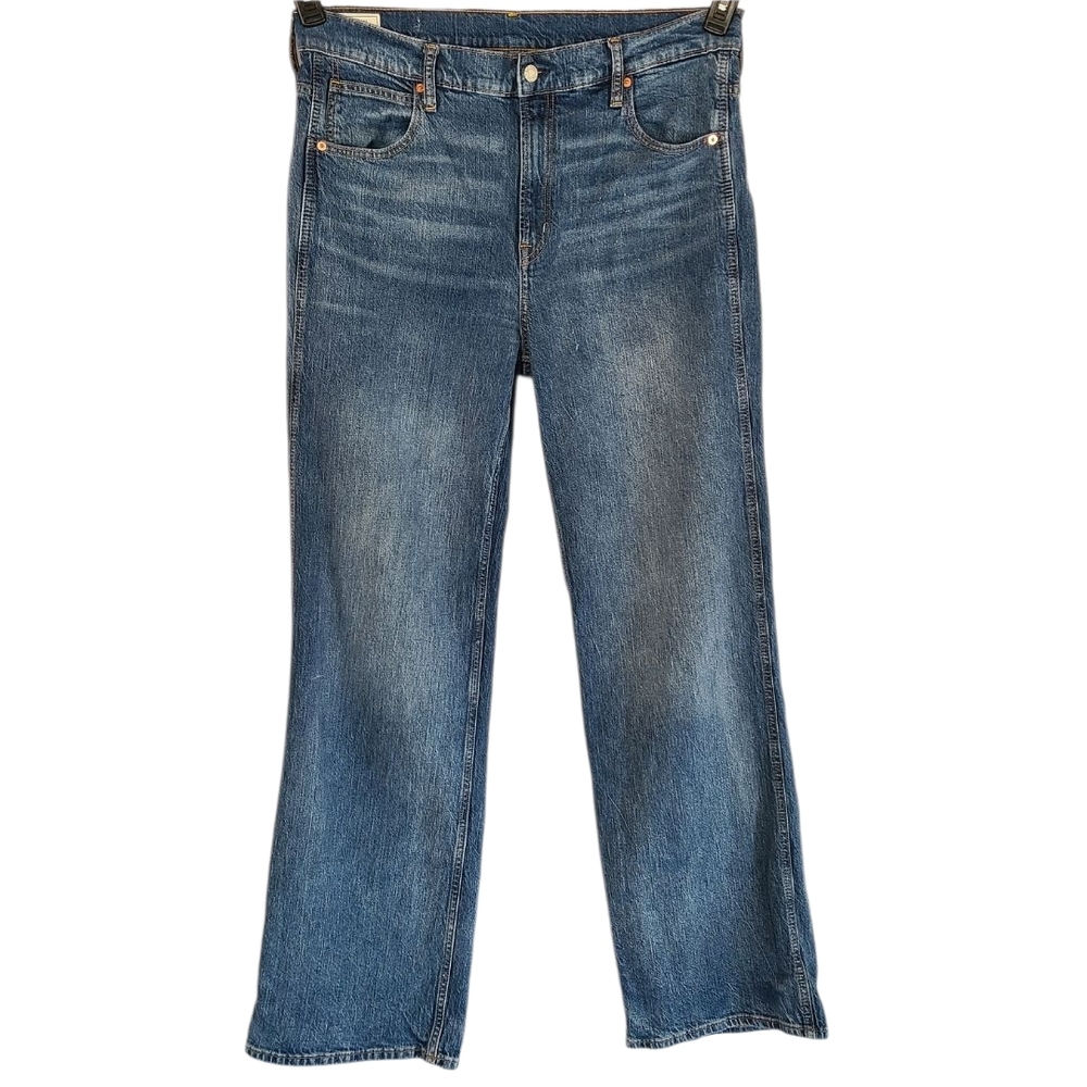 GAP Vintage Flare High Rise Jeans Blue Denim 33 / 16 Tall